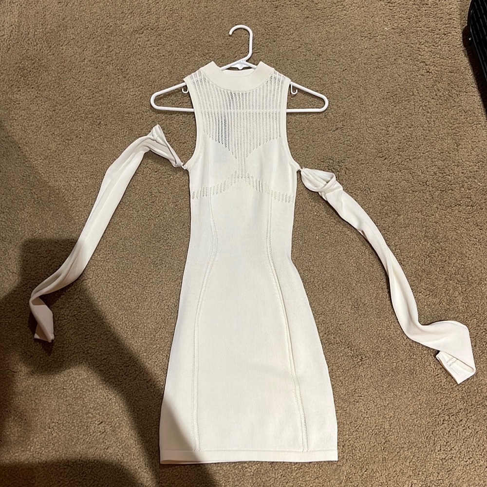 Mainere De Voir Knitted High Neck Contour Dress